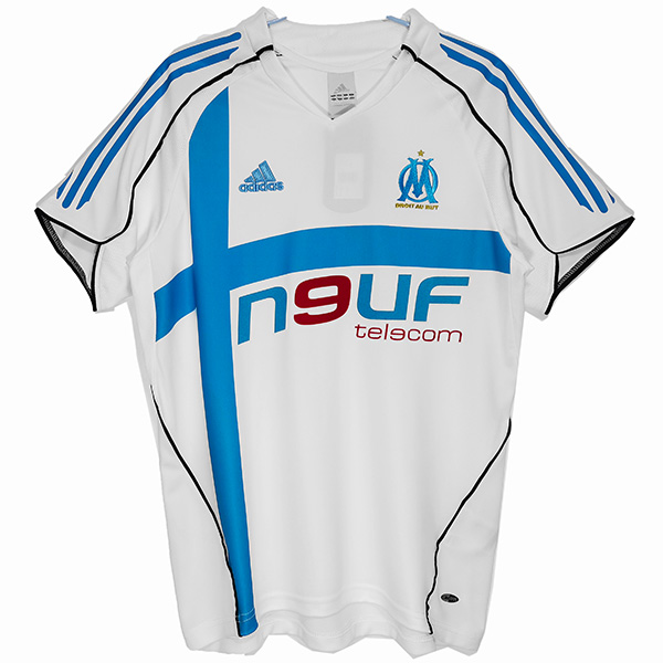 Olympique de Marseille domicile maillot rétro uniforme de football premier maillot de football pour hommes 2005-2006